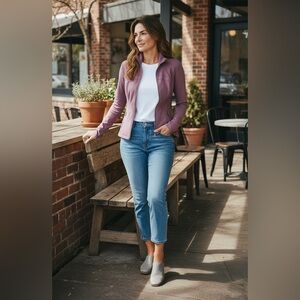 Classic High-Rise Straight Women’s Jeans - Light Blue